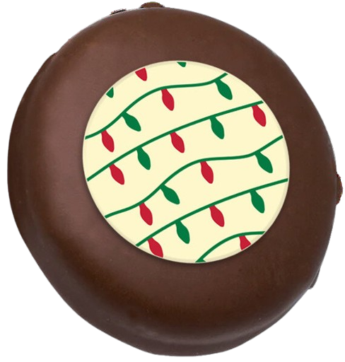 2 Color Holiday Lights Print Cookies