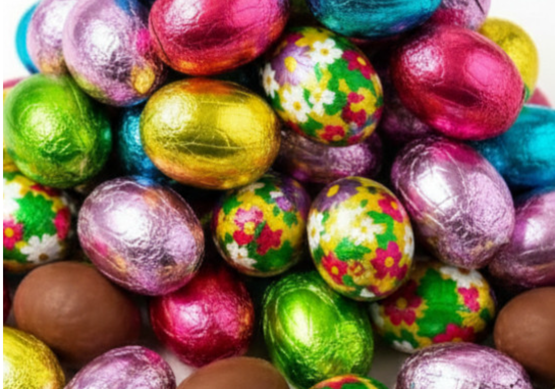 Bite Sized Foiled Eggs, 5 LB