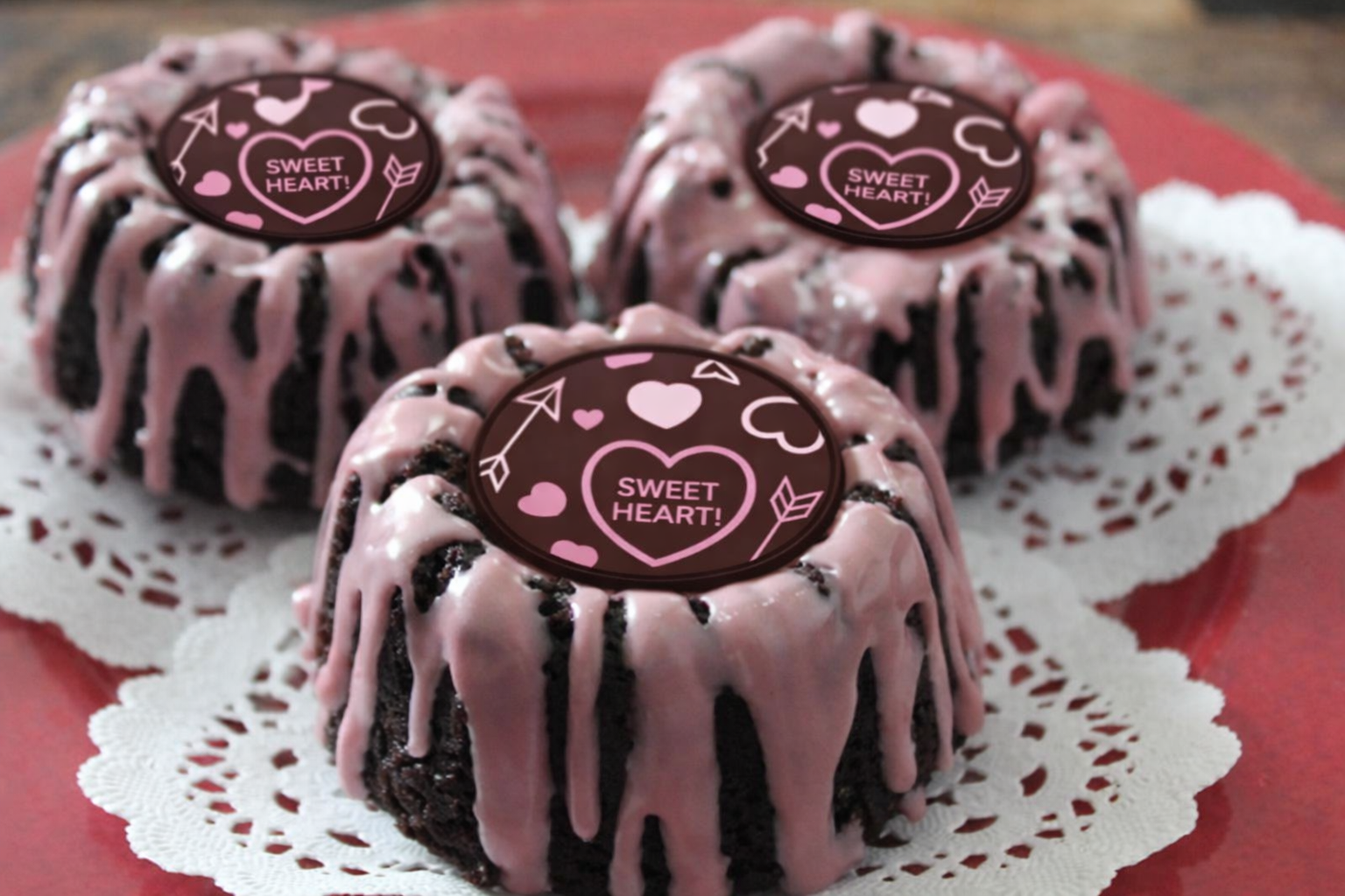 Valentines Message Hearts Print