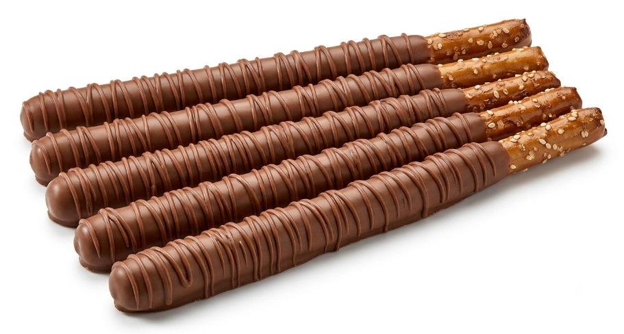 Choc Covered Pretzels, Large, Milk