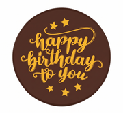 Happy Birthday To You Chocolate Cake Decoration