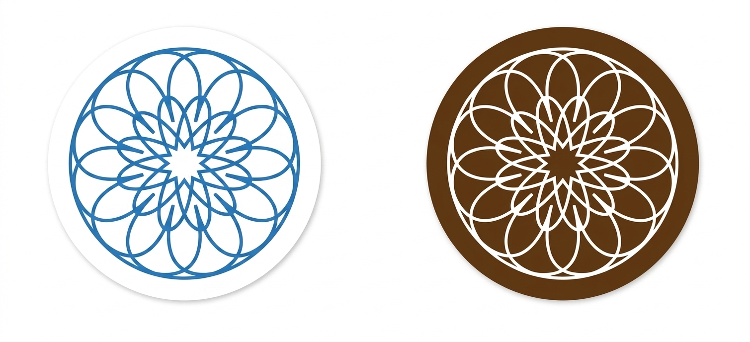 Mandala Custom Logo Sugar Paper