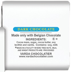 Windows Catering Custom Choc Square, Dark