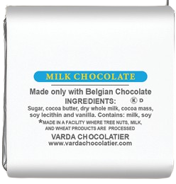 Windows Catering Custom Choc Square, Milk